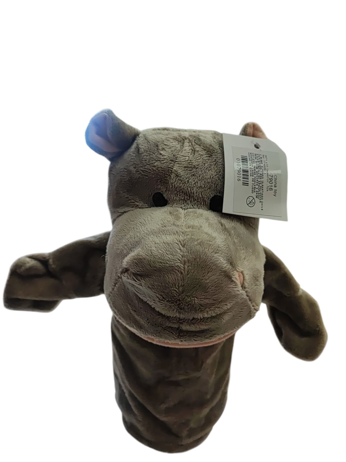 1028 peluche pipoptamo de mano 79016
