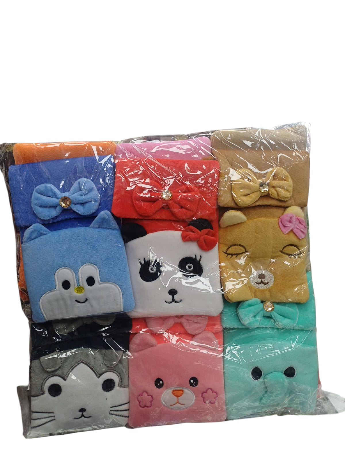 1037 bolsita con tilo tipos animales *12 pcs 1048
