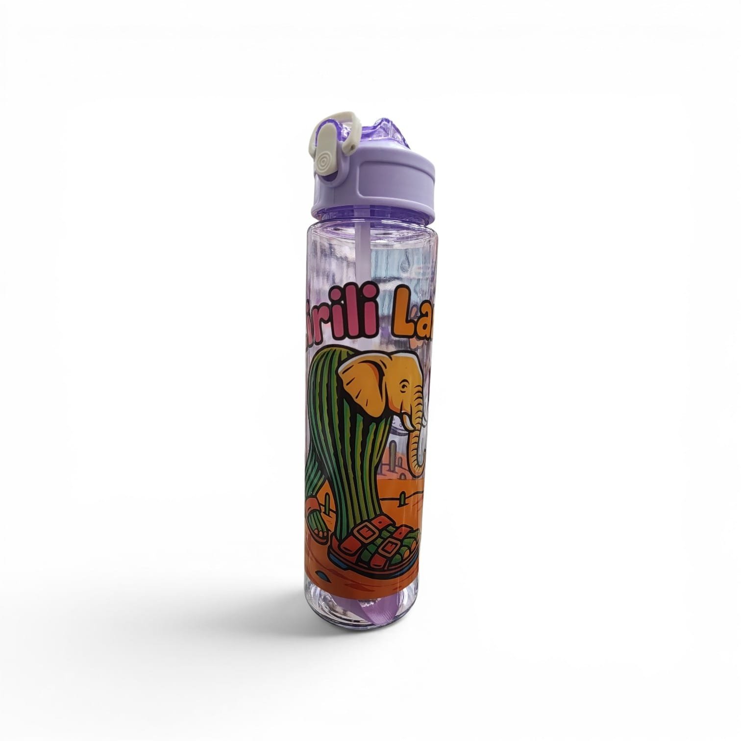 1050 Botella de agua tralerootrala vaario modeles traparente 1000ml